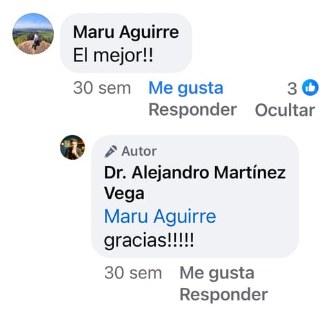 Conversación entre Maru Aguirre y el Dr. Alejandro Martínez Vega sobre tratamiento nutricional